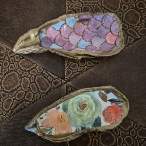 Handcrafted Floral and Mermaid Design Accessories